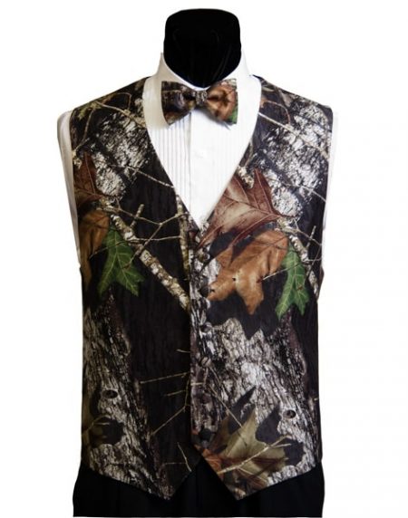 Camouflage Tuxedo Vest - Vittorio Menswear & Tuxedo